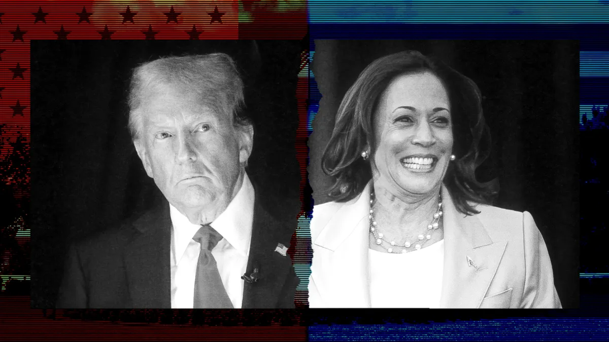 Karınca Kamala Harris ağustos böceği Donald Trump