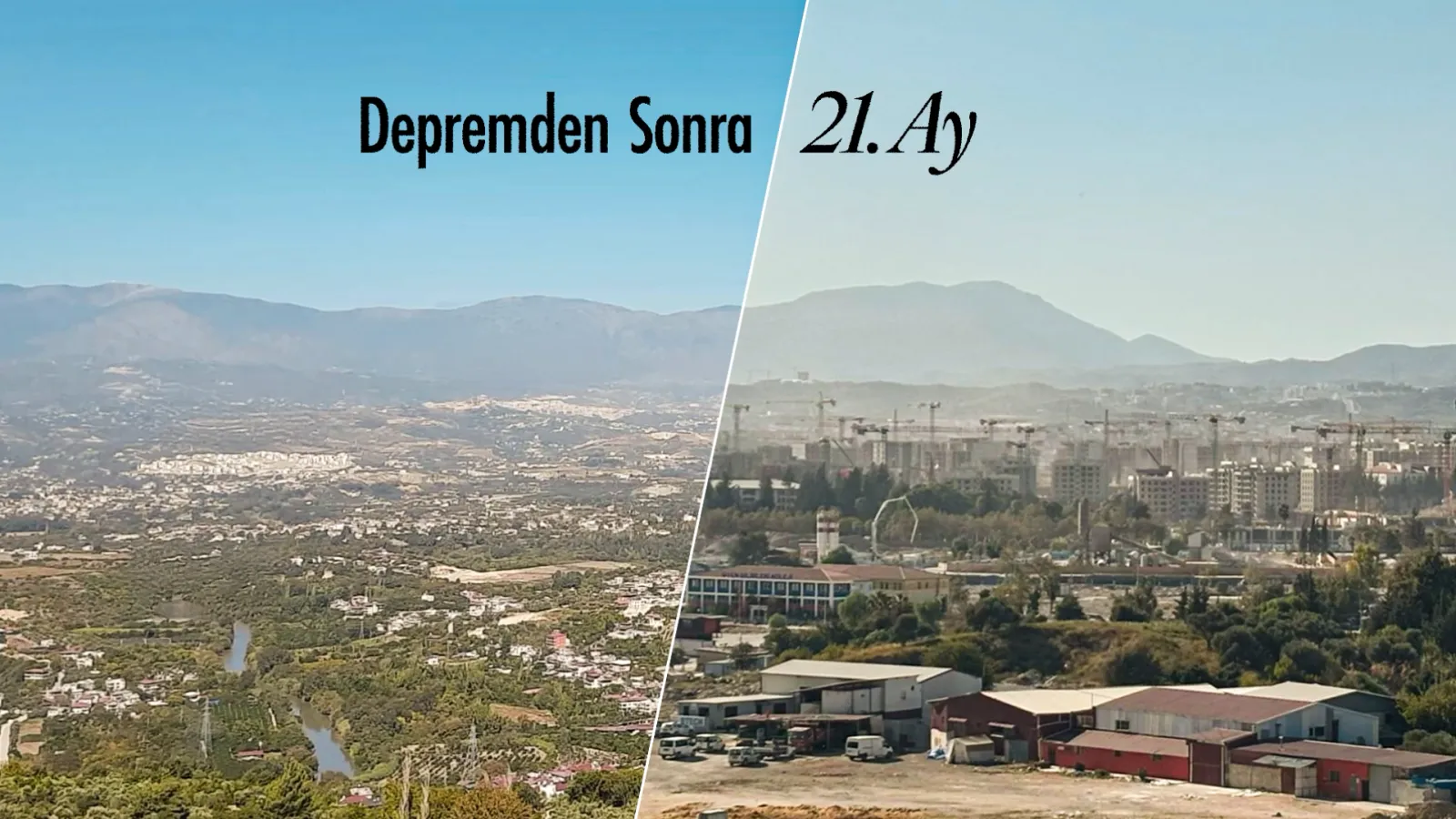 Depremden sonra 21. ay: Antakya'dan iki fotoğraf