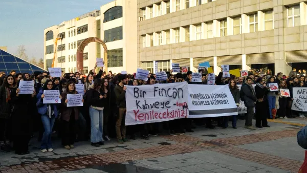 Boğaziçi Üniversitesi’nde “İşgal Kafe” protestoları